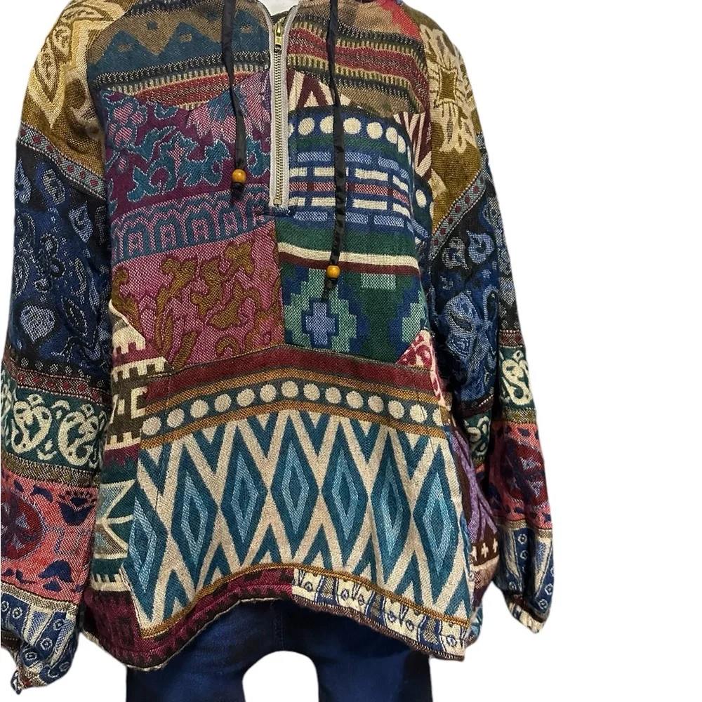 NWT.  Sacred Threads lined jacket. Onesize. 224711.  CL/GR03. - Picture 4 of 5